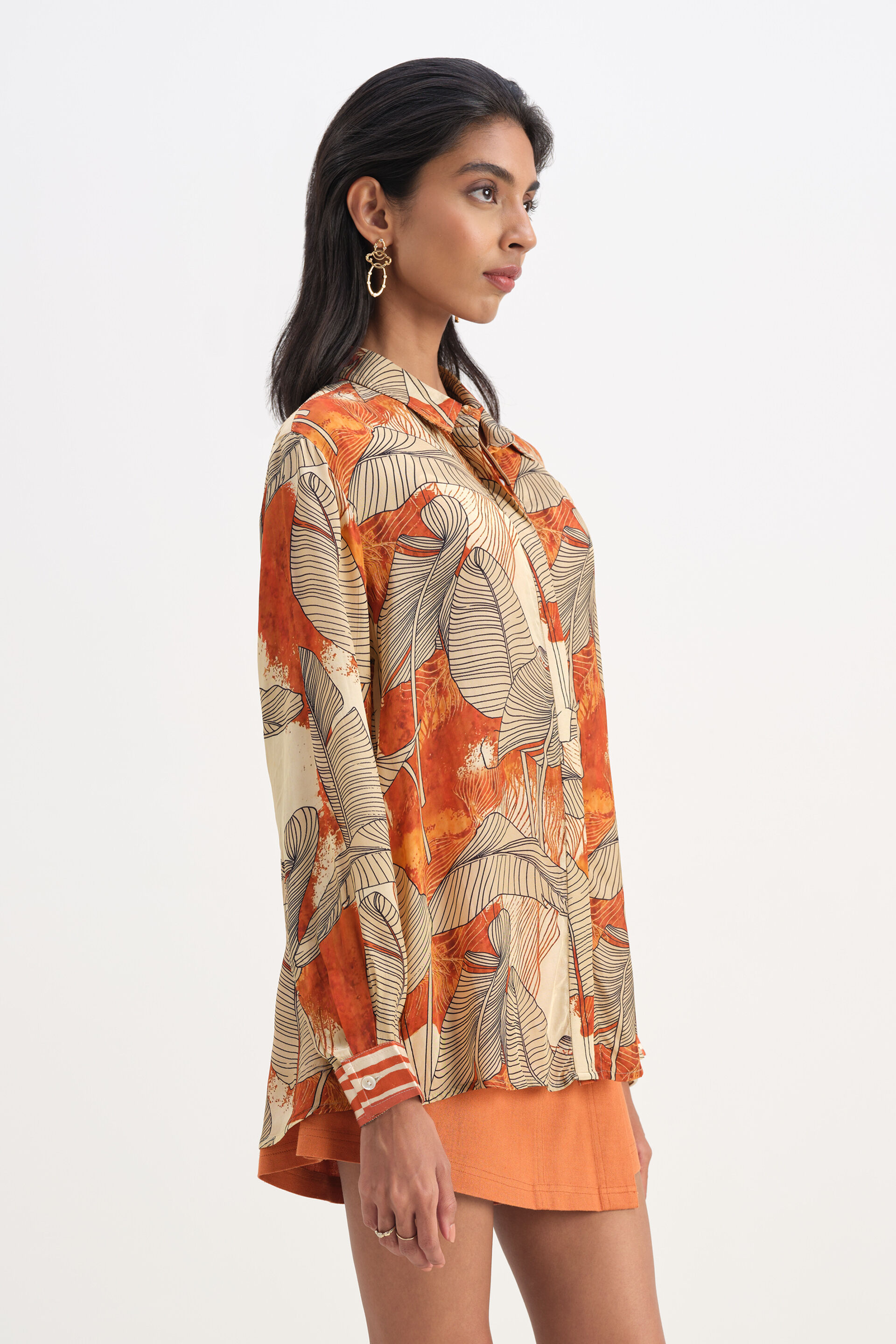 Tuscan Tan Top, Orange, image 3